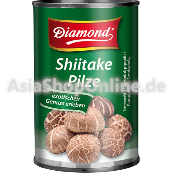 Shiitake Pilze ganz - Diamond - 156g