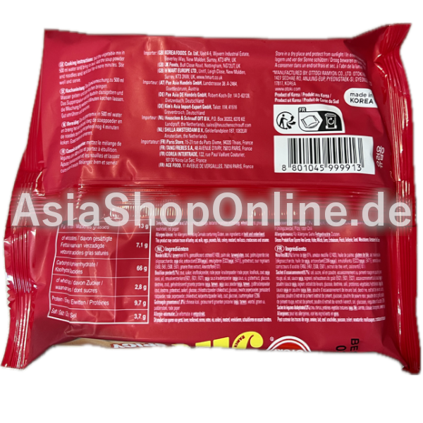 Jin Ramen Hot - Ottogi - 120g