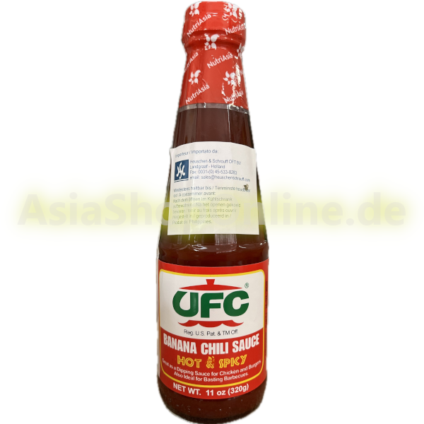 Bananensauce Hot und Spicy - UFC - 320g