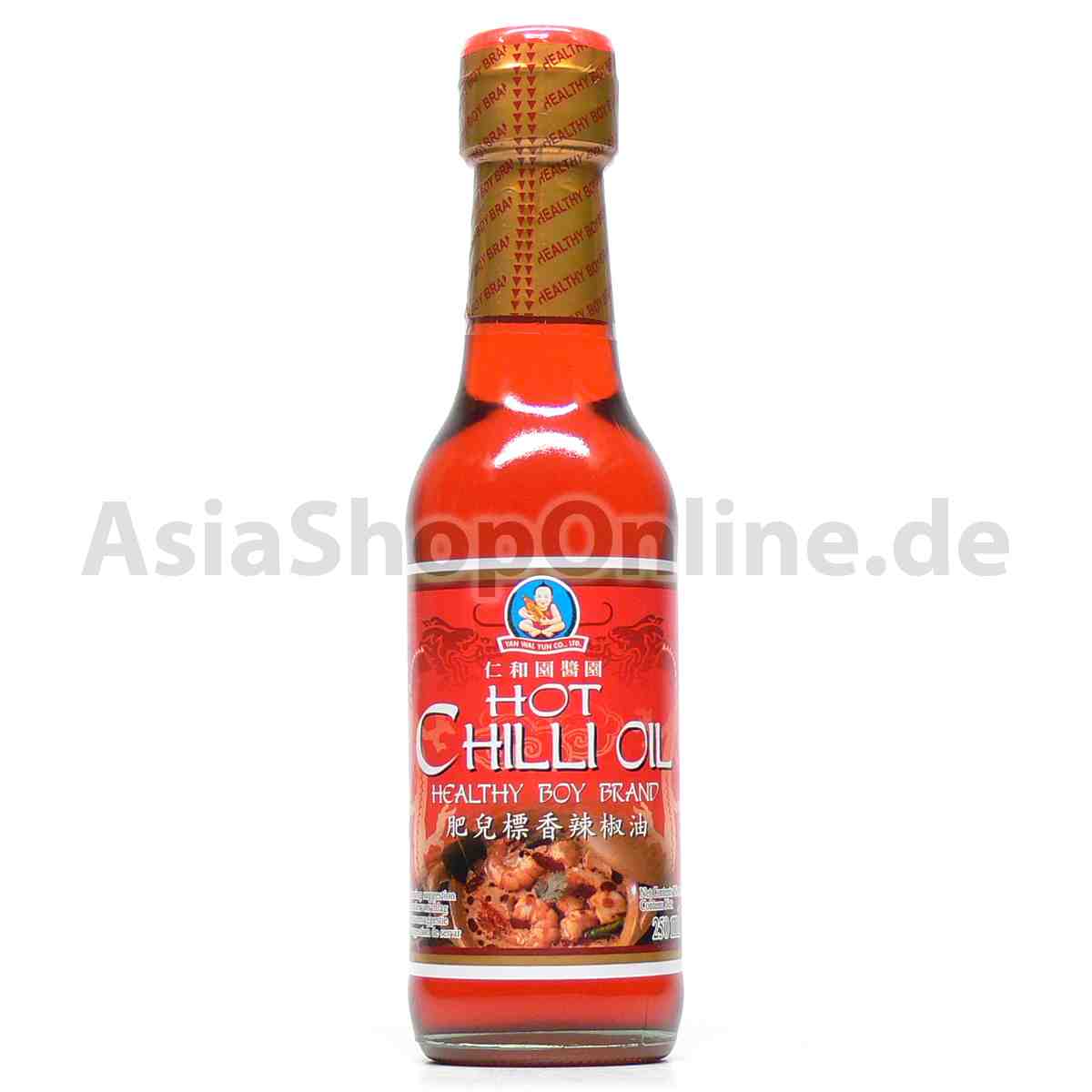 Sojaöl mit Chilipastenaroma Chili-Öl - Healthy Boy - 250ml