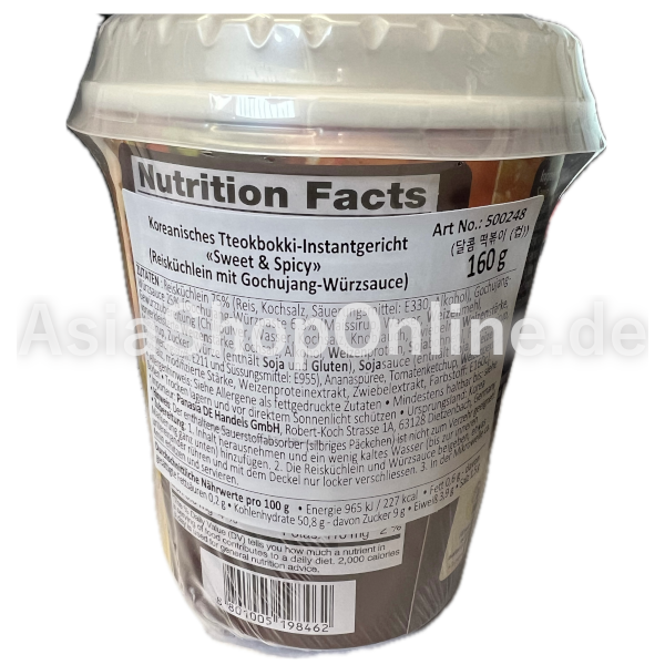 Dukboki in Cup Süß & Scharf - SEMPIO - 160g 