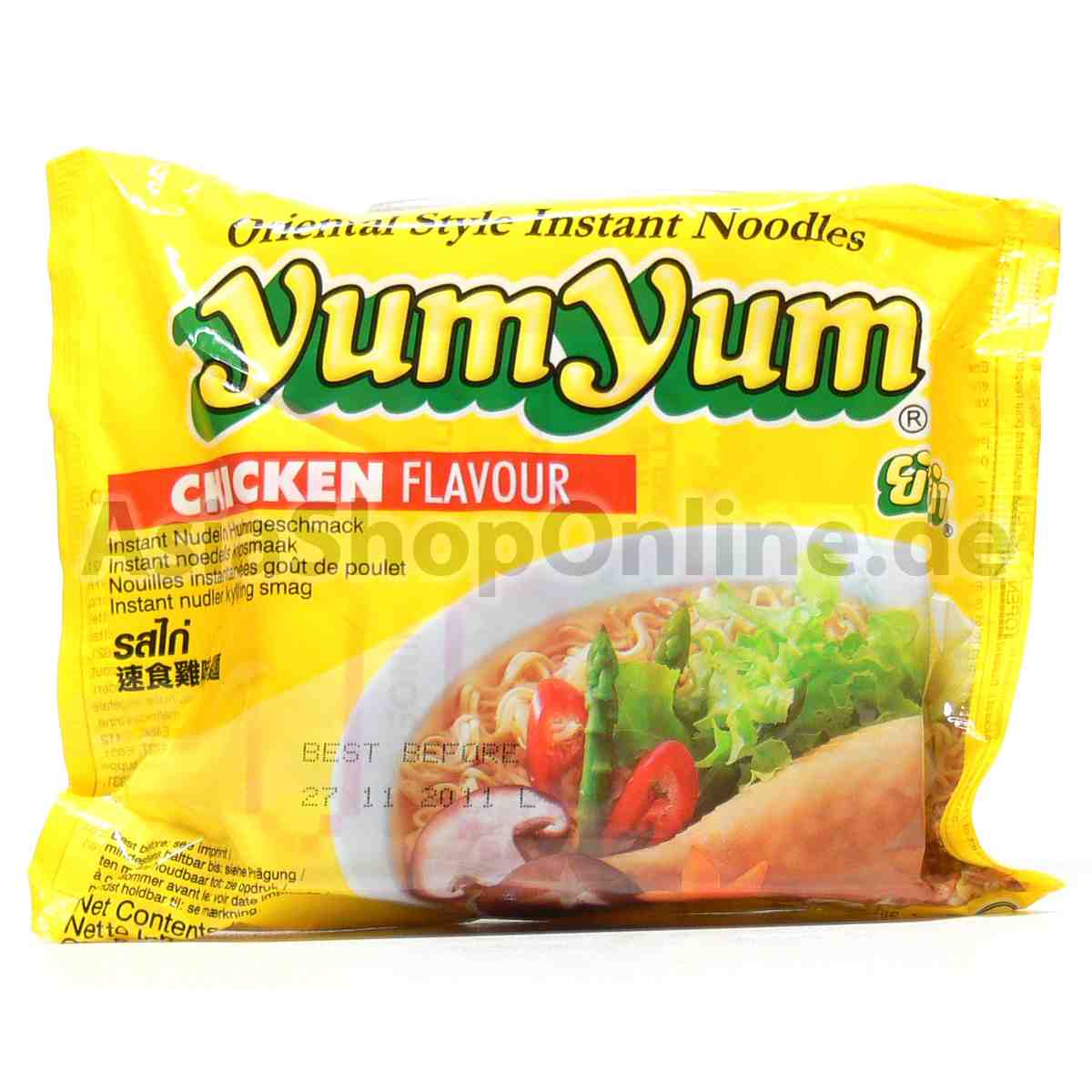 Instant Nudeln Chicken Huhngeschmack - Yum Yum - 60g