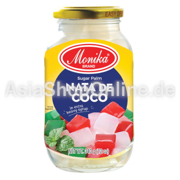 Kokosgeleewürfel stark gezuckert Nata de Coco - Monika - 200g