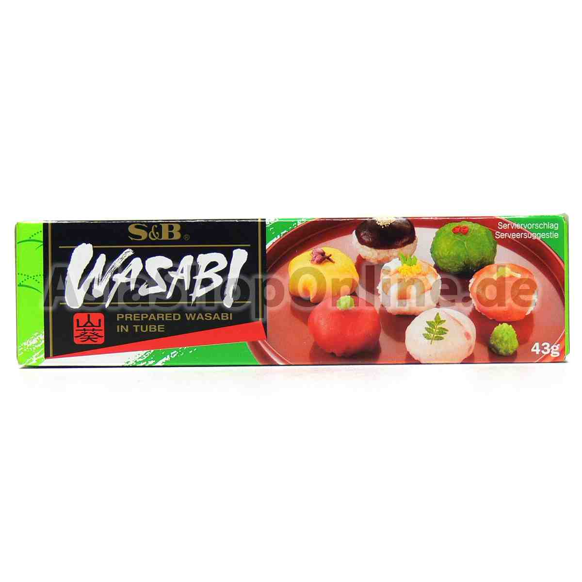 Wasabipaste - S&B - 43 g