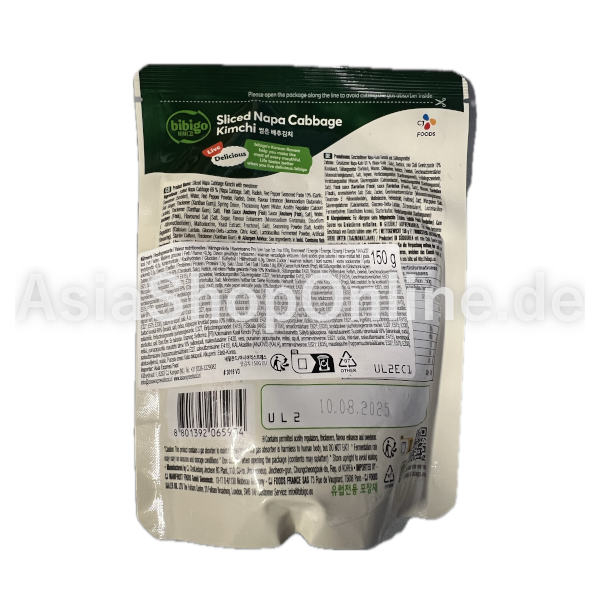 Kimchi Chinakohl geschnitten - Bibigo - 150g