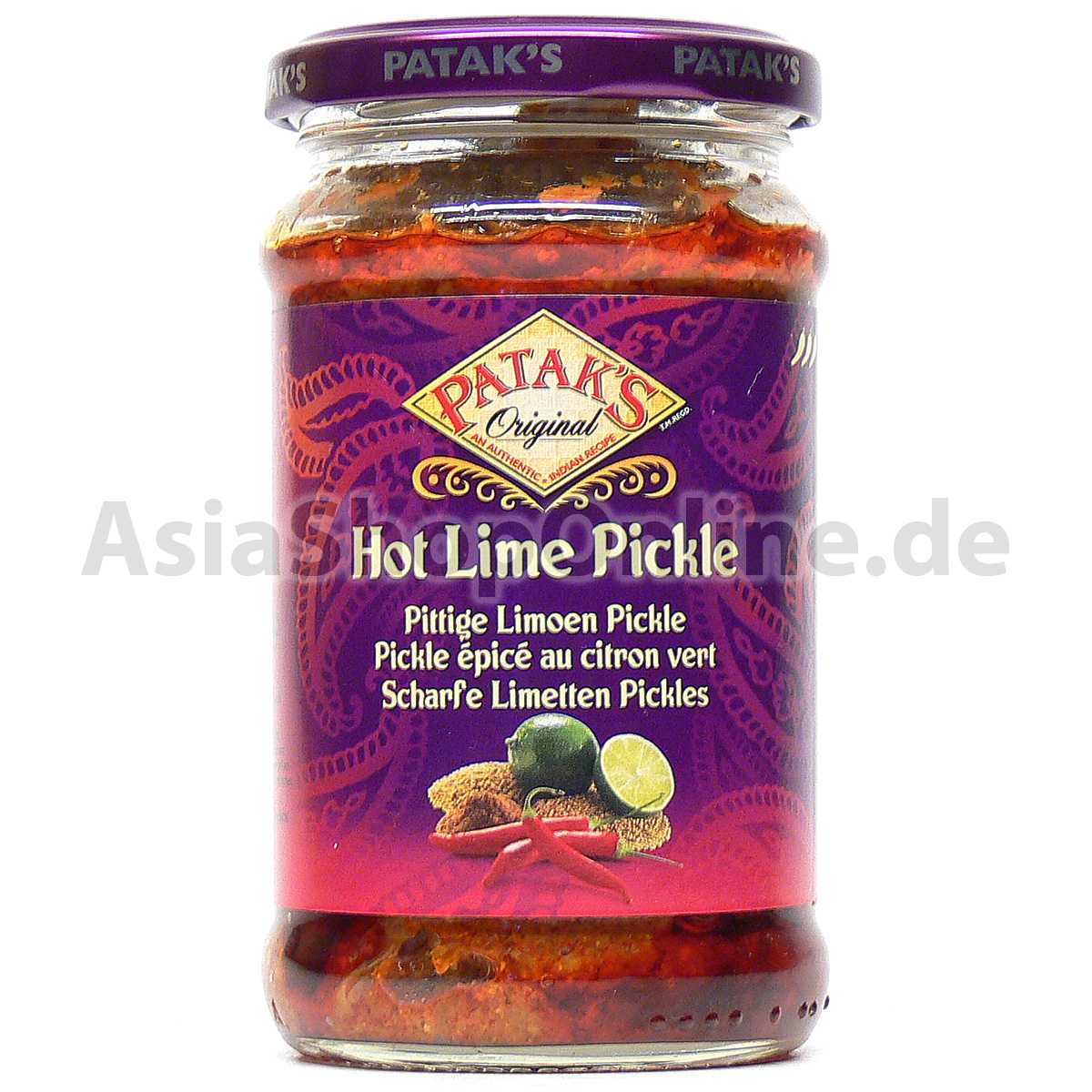 Hot Lime Pickle Scharfe Limetten - Pataks - 283g