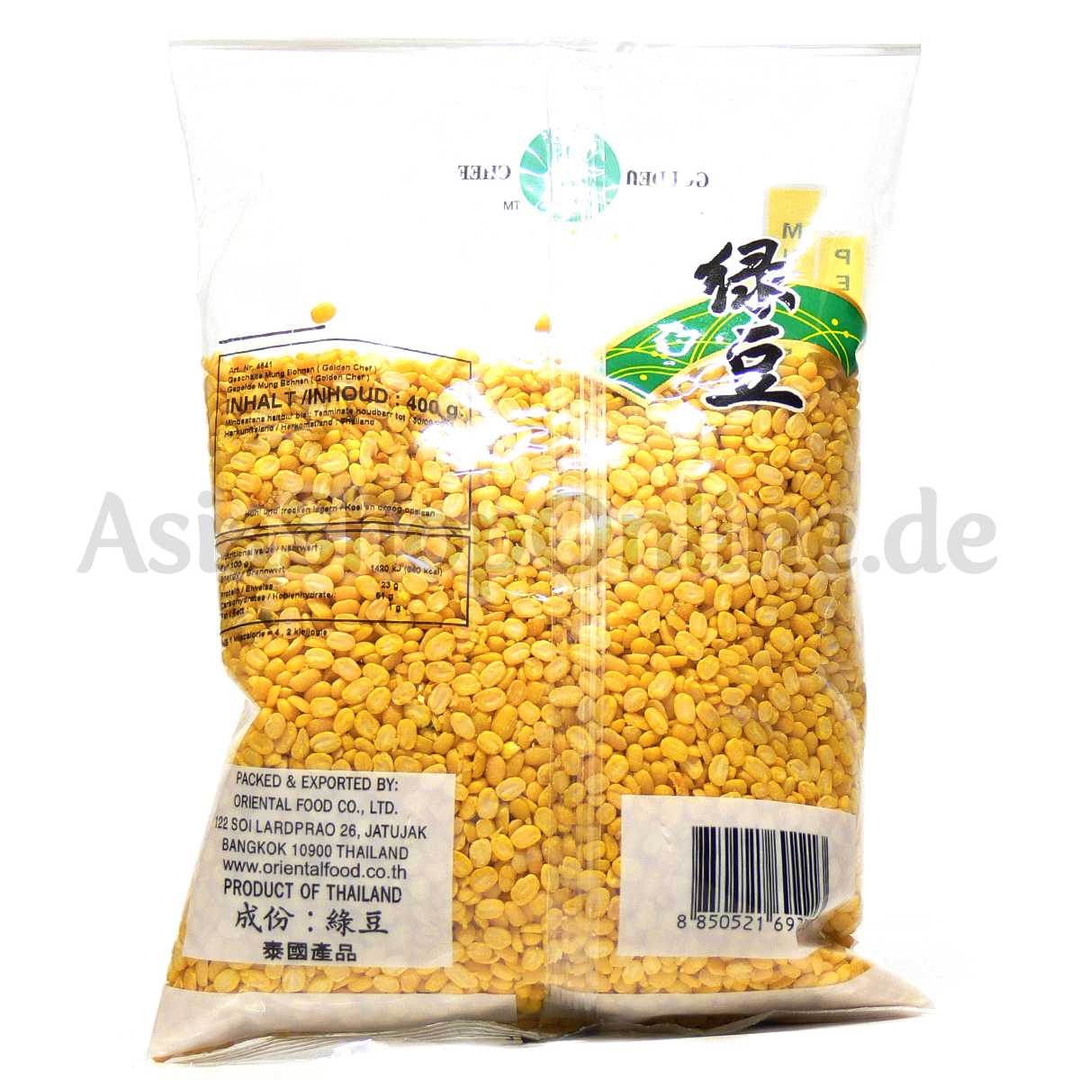 Mung Dal geschälte Mungbohnen - Golden Chef - 400g