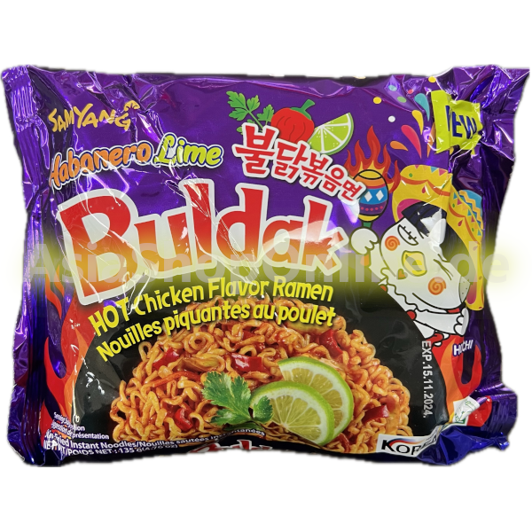 Instantnudeln Habanero Lime Buldak - Samyang - 135g