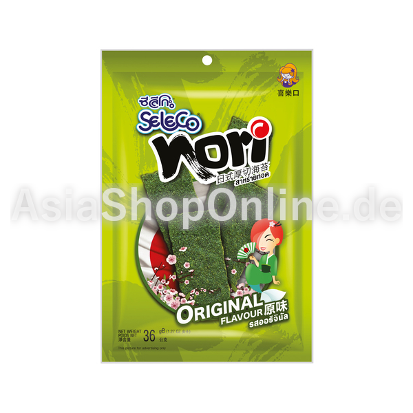 Seetangsnack nori Original - Seleco - 36g