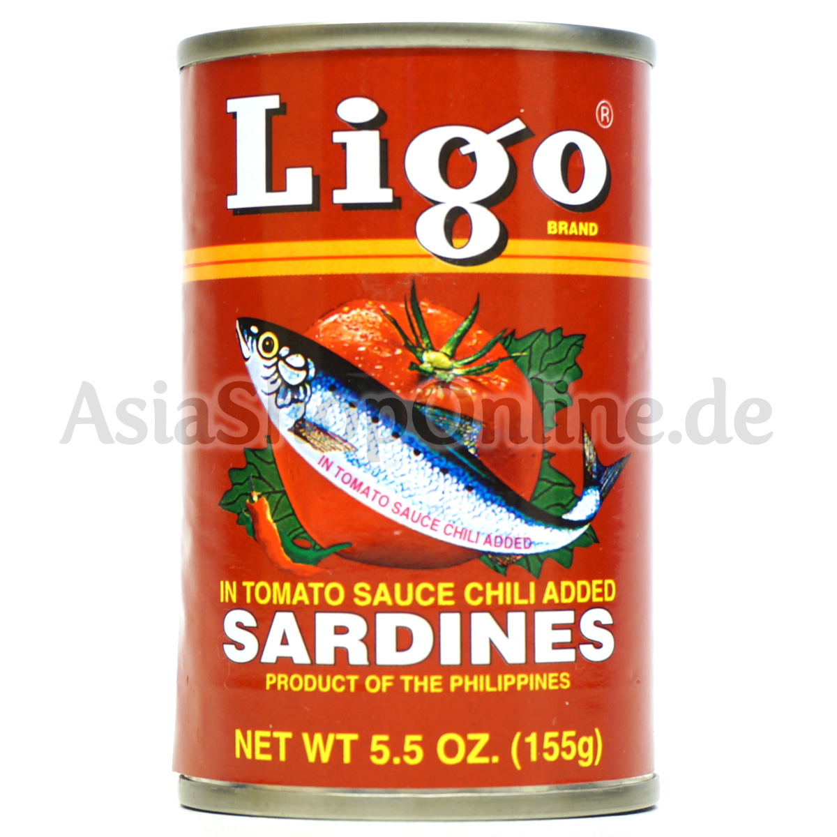 Sardinen in Tomatensauce mit Chili - Ligo - 155g
