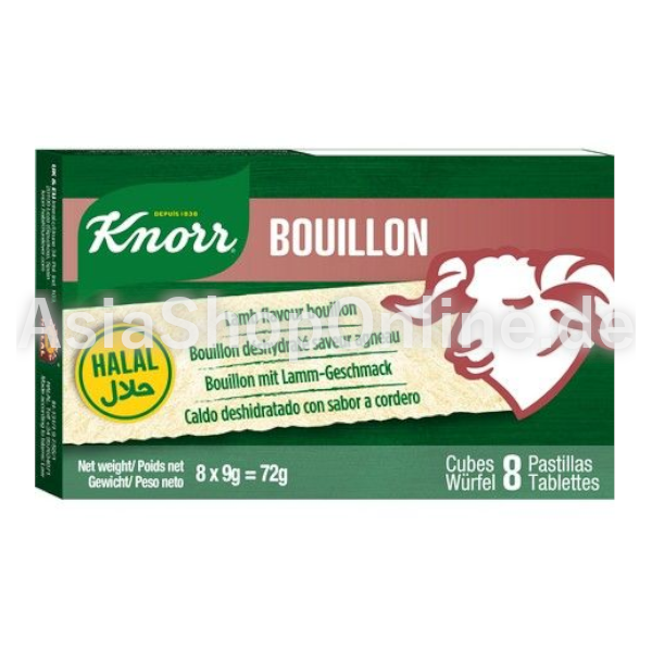 Brühwürfel Lamm - Knorr - 72g