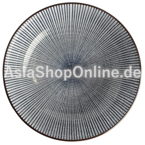 Schale 17,5 cm H6,5 Sendan Tokusa - EDO Japan - 1st