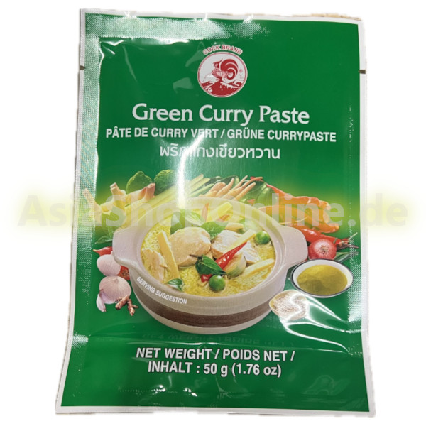 Grüne Currypaste - Hahnmarke - 50g