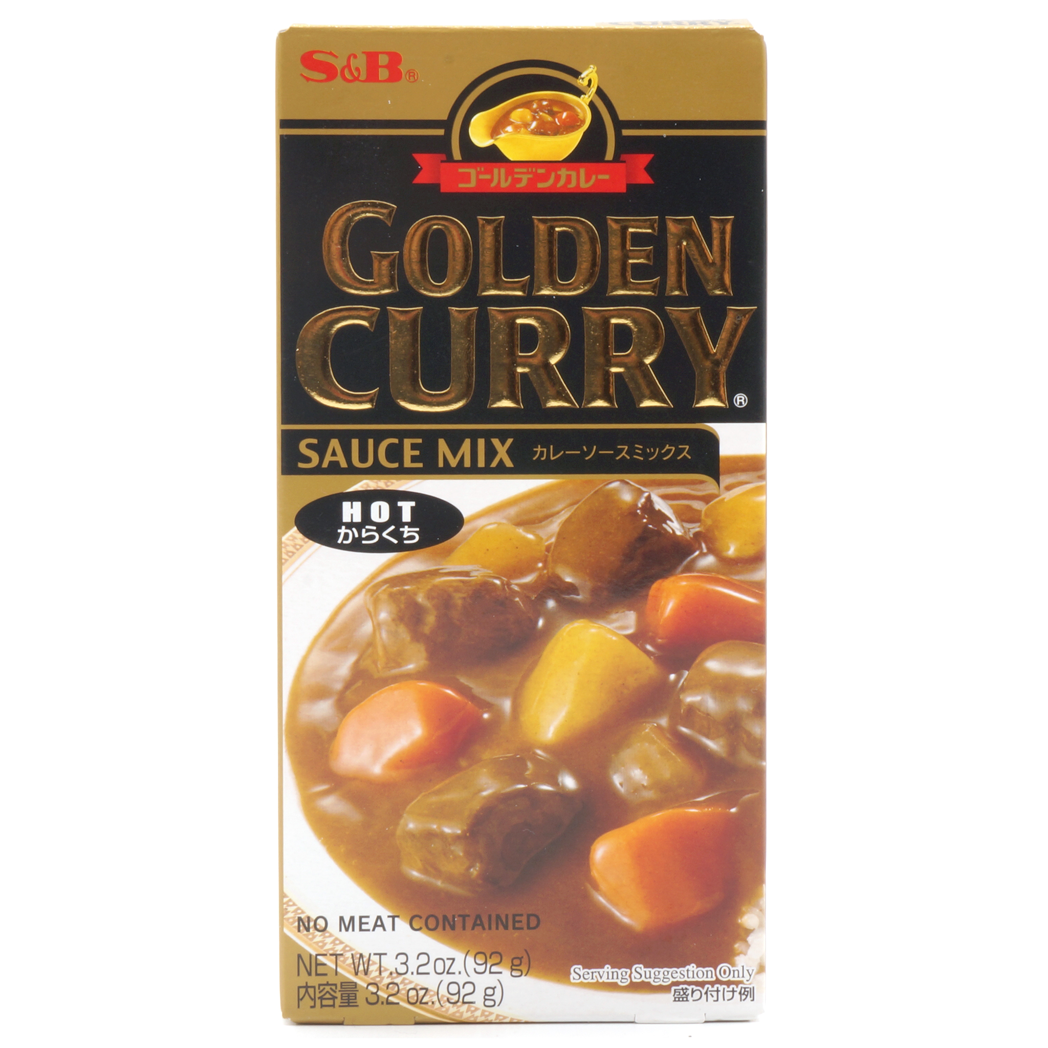 Golden Curry Hot - S&B - 92g