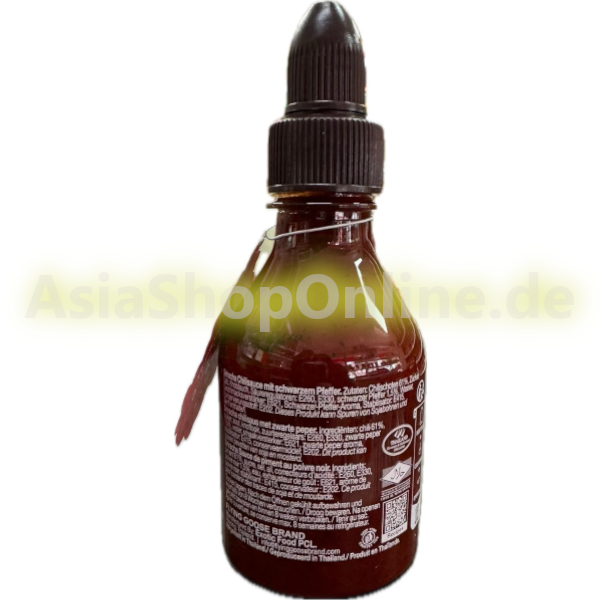 Sriracha Chilisauce Schwarzer Pfeffer - Flying Goose - 200 ml