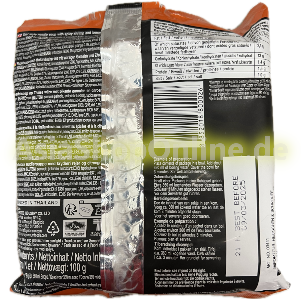 Tom Yum Suppe - Yum Yum - 100g