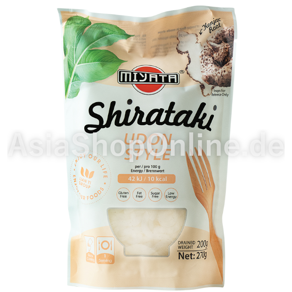 Shirataki Udon Nudeln aus Konjakmehl - Miyata - 200g