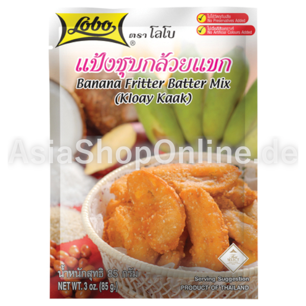 Banana Fritter Batter Mix - Lobo - 85g
