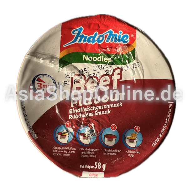 Instant-nudeln Rindfleischgeschmack Cup - Indomie - 58 g