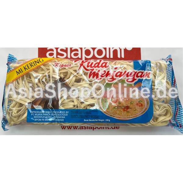 Breite Mie-Nudeln (Eiernudeln) - Kuda Menjangan - 200 g